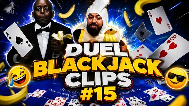 The banana table session at Duel blackjack