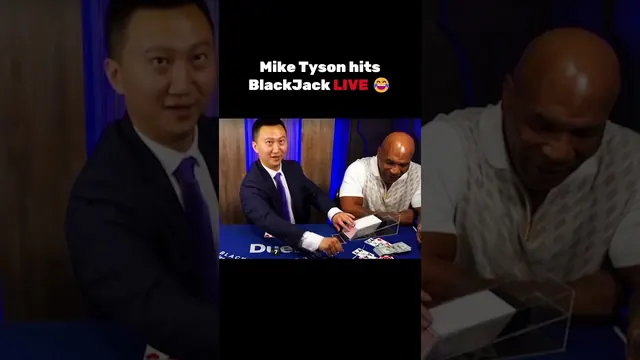 Clip: Tyson deals himself a blackjack